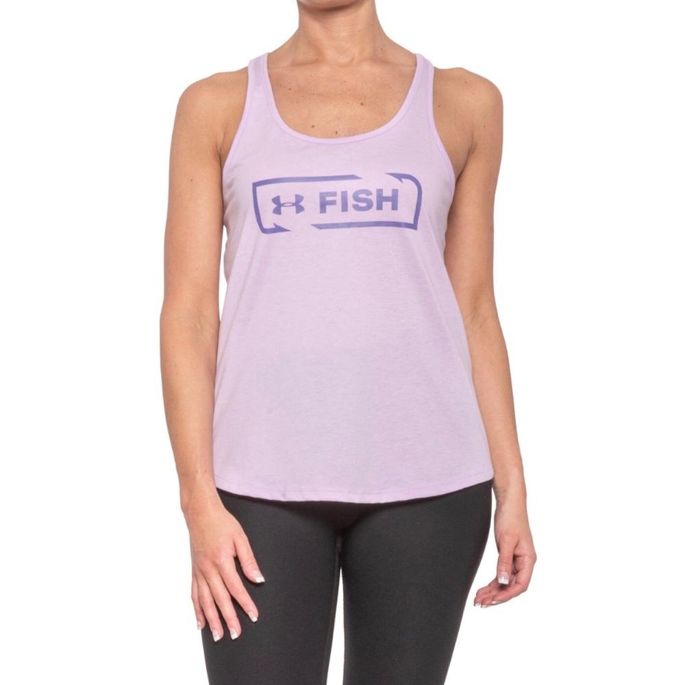 New Under Armour Fish Icon Tank Top